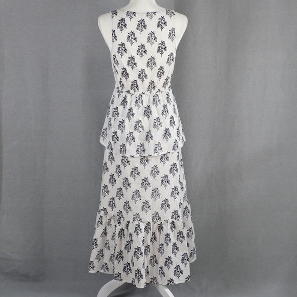 A.L.C. Judd V-Neck Sleeveless Tiered Cotton Dress - Picture 5 of 11